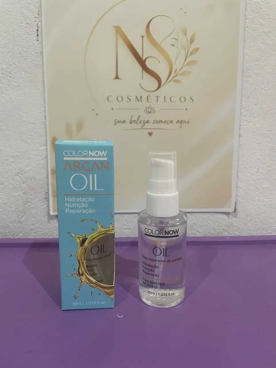 Óleo de argan -Colornow 30ML  - Foto 3