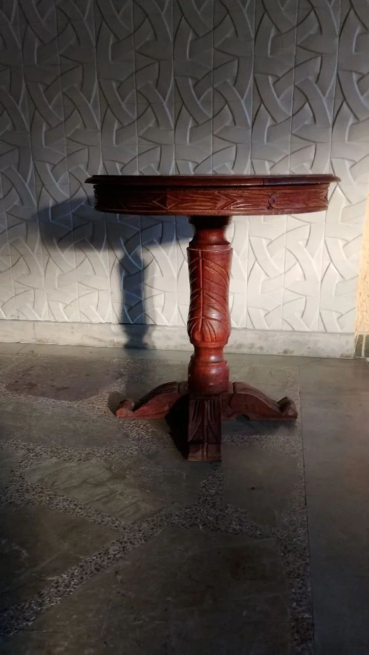 Jogo de mesa de madeira maciça  - Foto 4