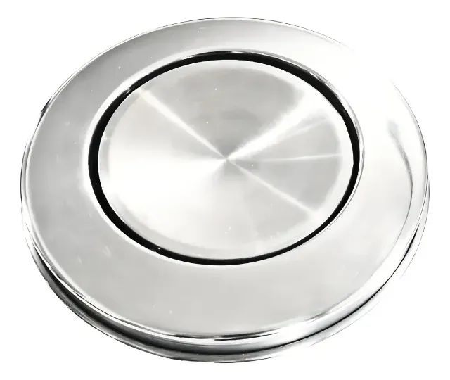 Lixeira Inox De 50 Litros Com Tampa Vai-e-vem Apenas R$ 150 REAIS - Foto 3