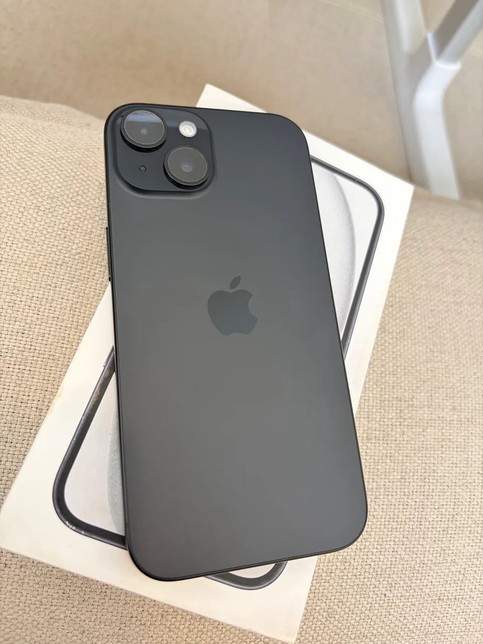 iPhone 15 128gb preto impecável com caixa - Foto 5