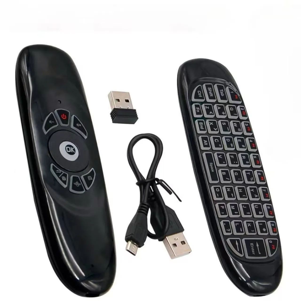 Mini controle teclado Air mouse wireless 2.4 Ghz