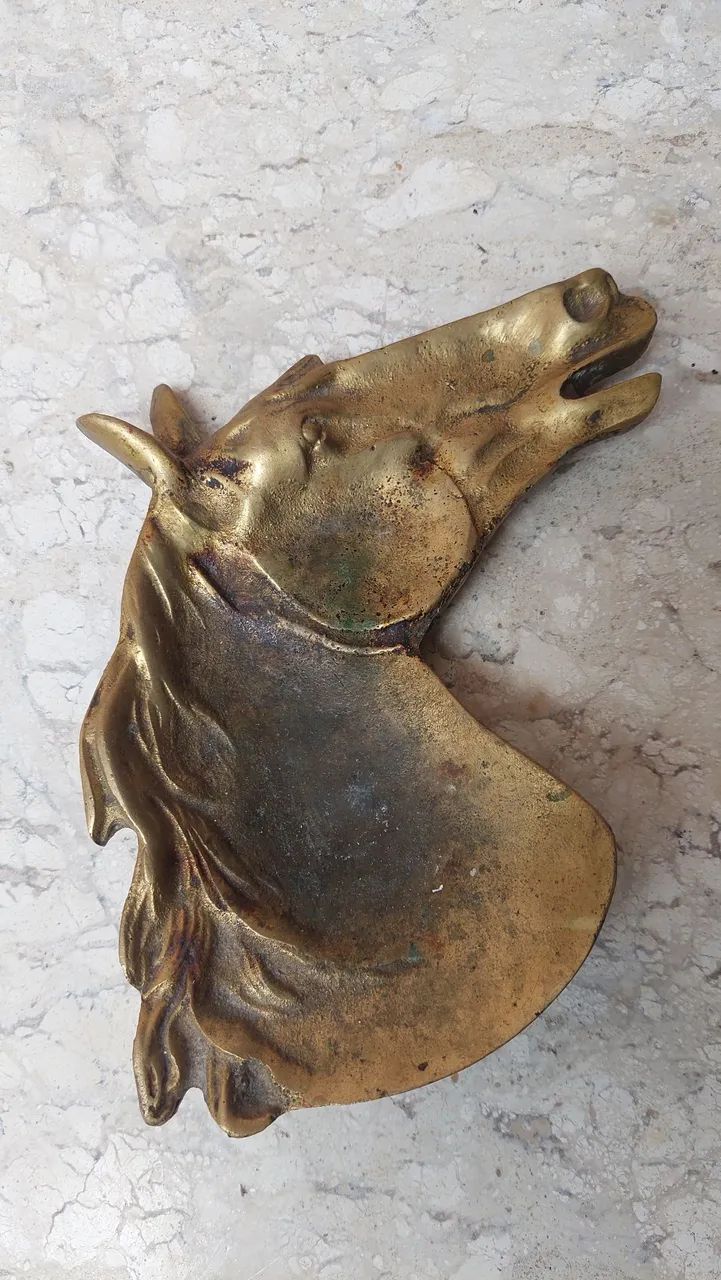 CINZEIRO DE BRONZE CAVALO DECORAÇÃO DESIGN