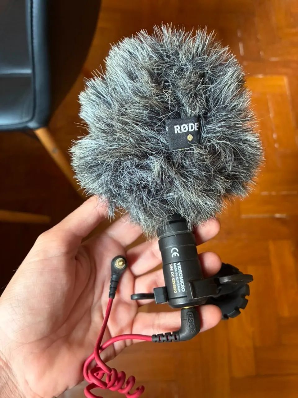 Microfone Rode VideoMicro + Deadcat Original RØDE