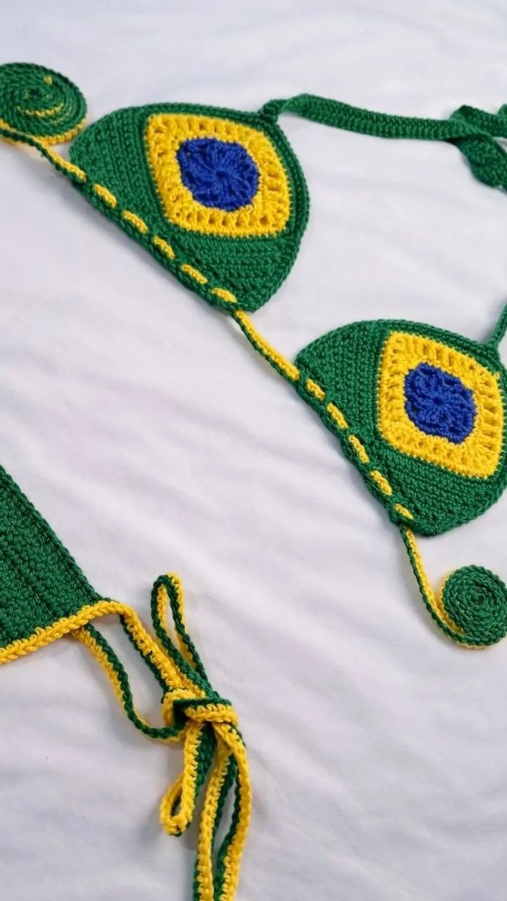 Biquini em crochê  - Foto 3