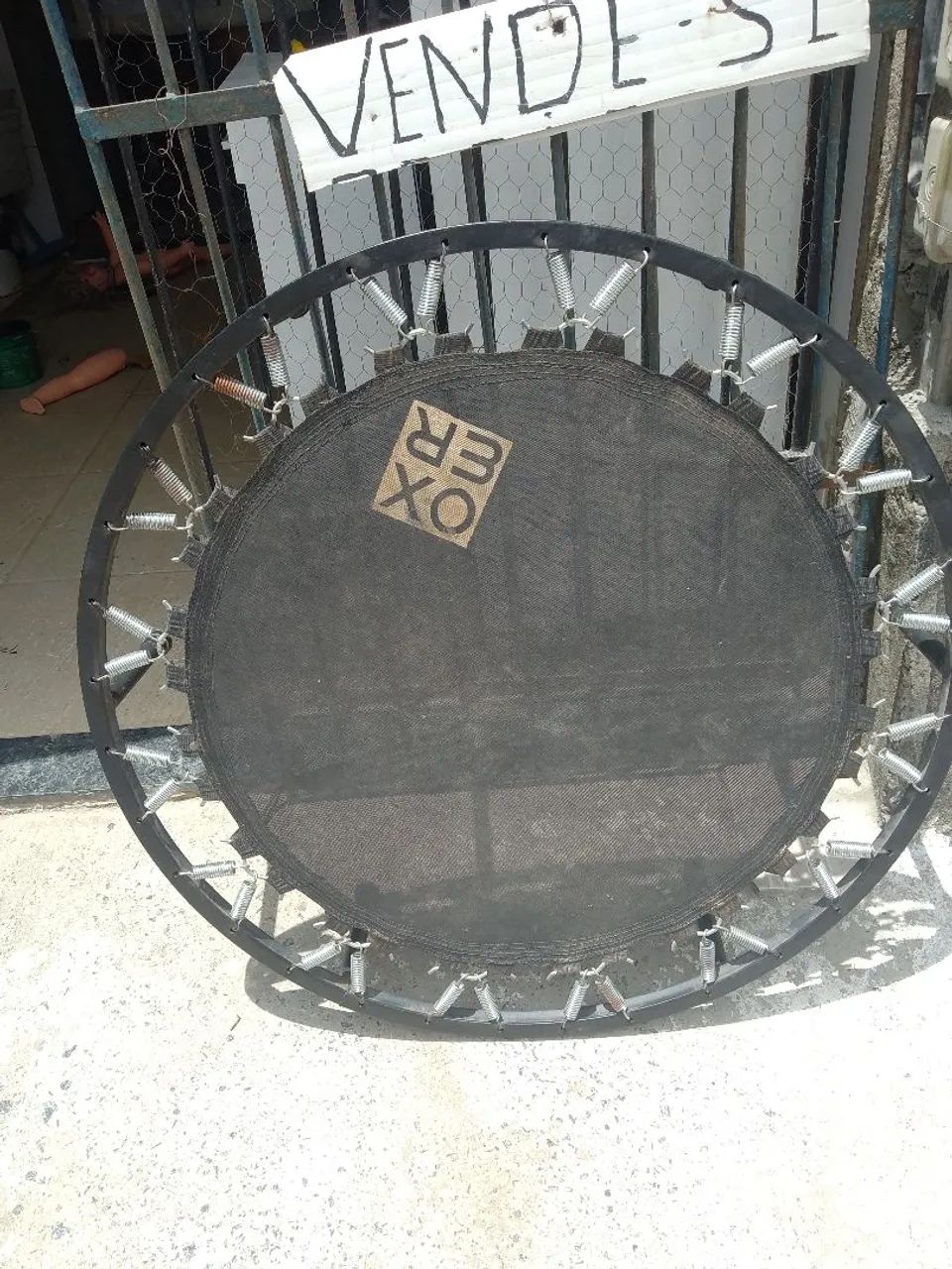 Trampolim para exercícios 