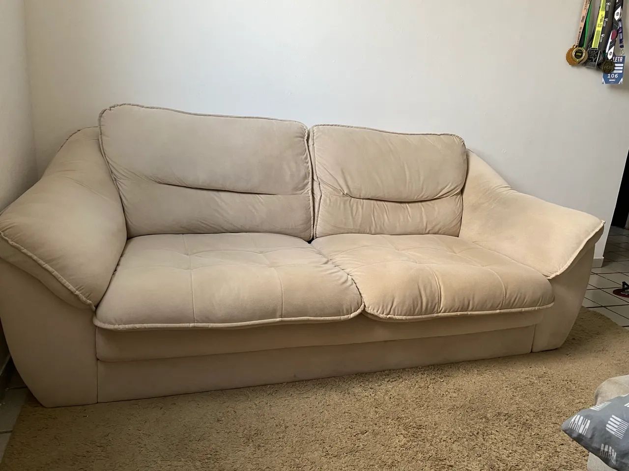 Sofa ferreira costa 3 lugares - Foto 2