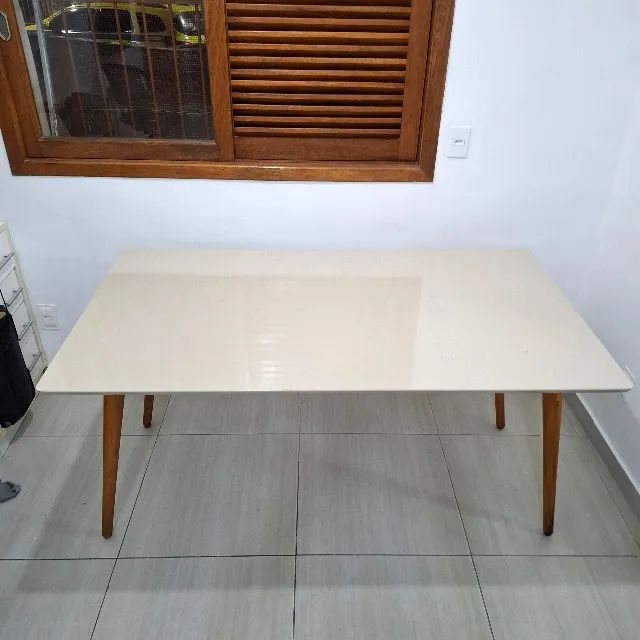 Mesa de Jantar Retangular 160x90 - 160cm x 90cm - 1,6m x 0,9m - Foto 2