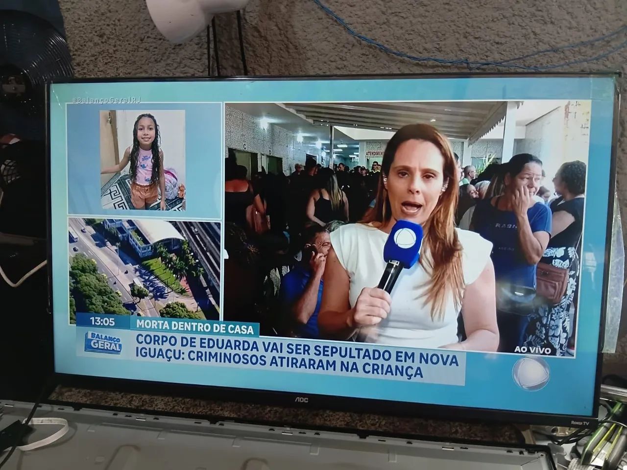 TV AOC Smart 43 polegadas com controle