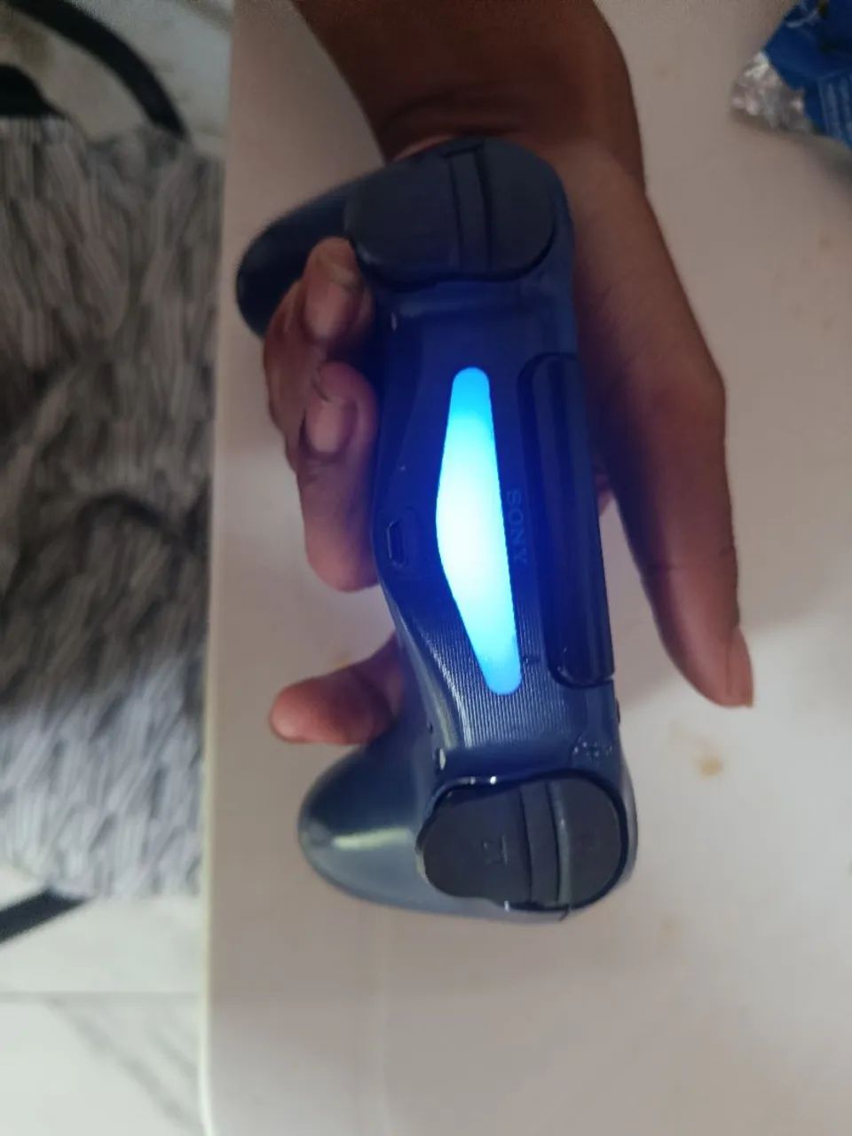 Controle de ps4 azul  - Foto 2