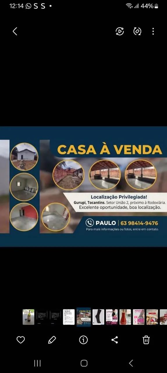 Casa À Venda OTIMA LOCALIZAÇÃO 
