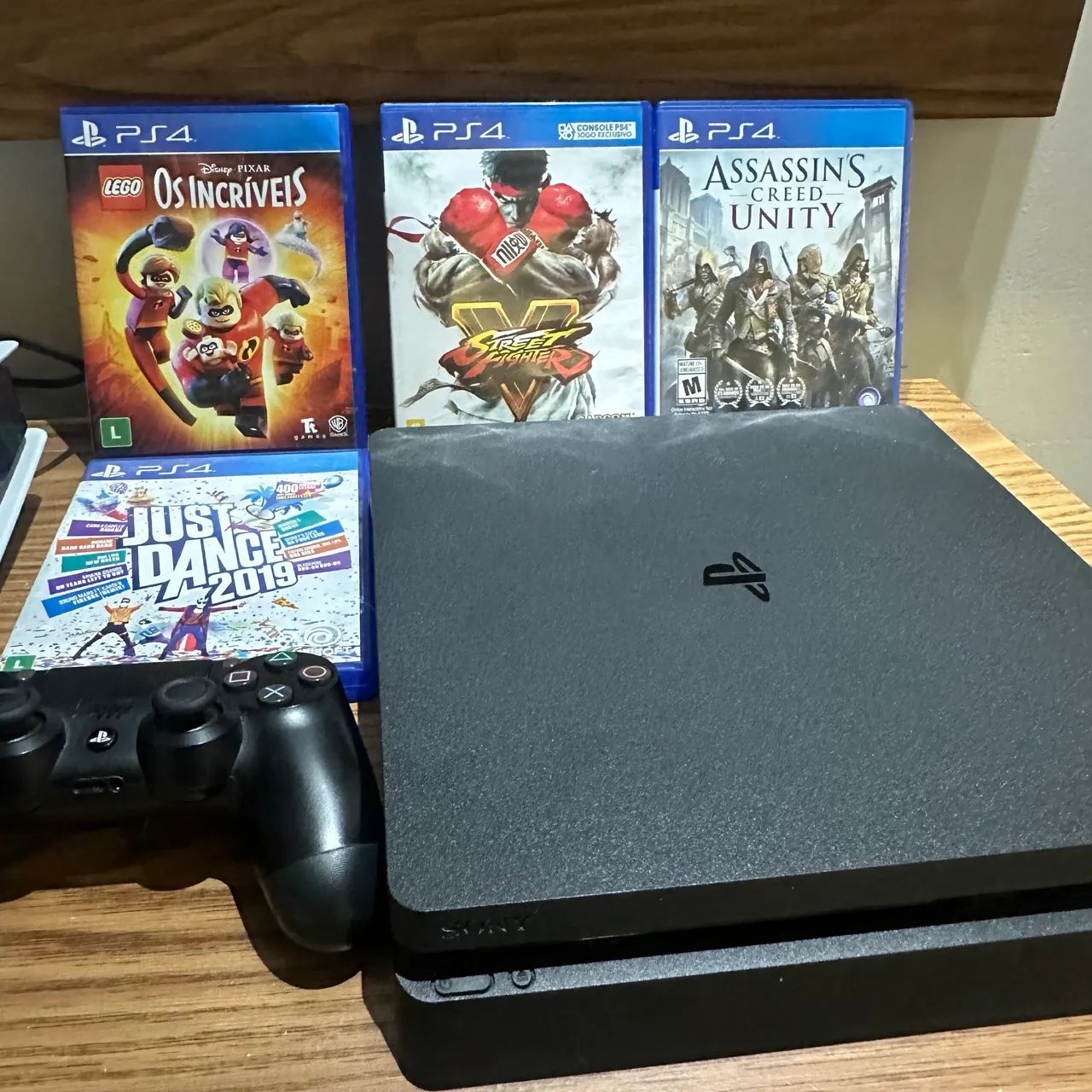 Nintendo Switch PS4 slim 500gb Console PS4 Slim 500GB com 2 Anos de Garantia - Sony - JF GAMESTORE