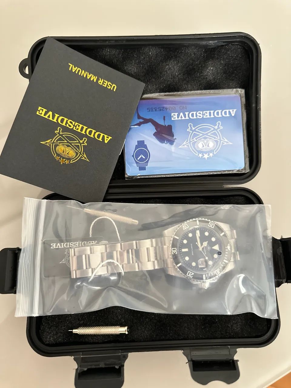 Relógio addiesdive submariner 
