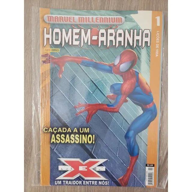 HQ Marvel Millenium Nº 1 - 2001 - Homem Aranha X-men 