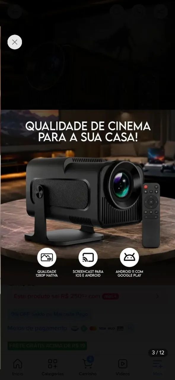 Projetor TV