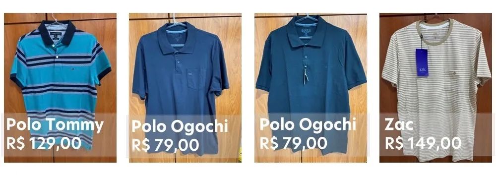 Blusa Gola Polo M Tommy Hilfiger e outras - Foto 2