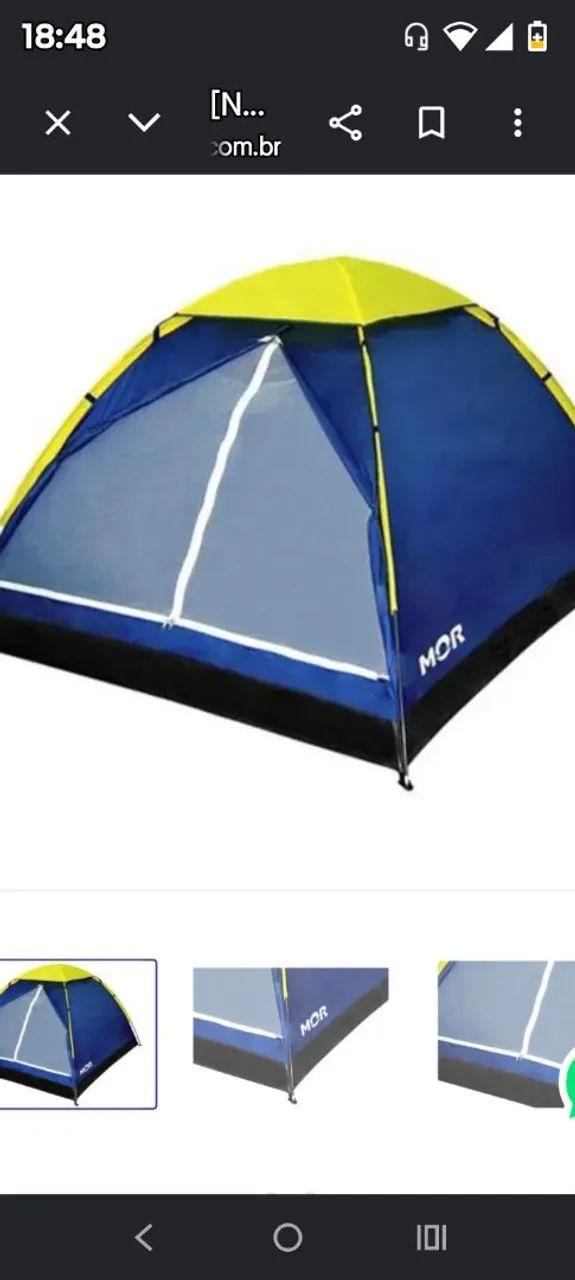 Barraca de camping 