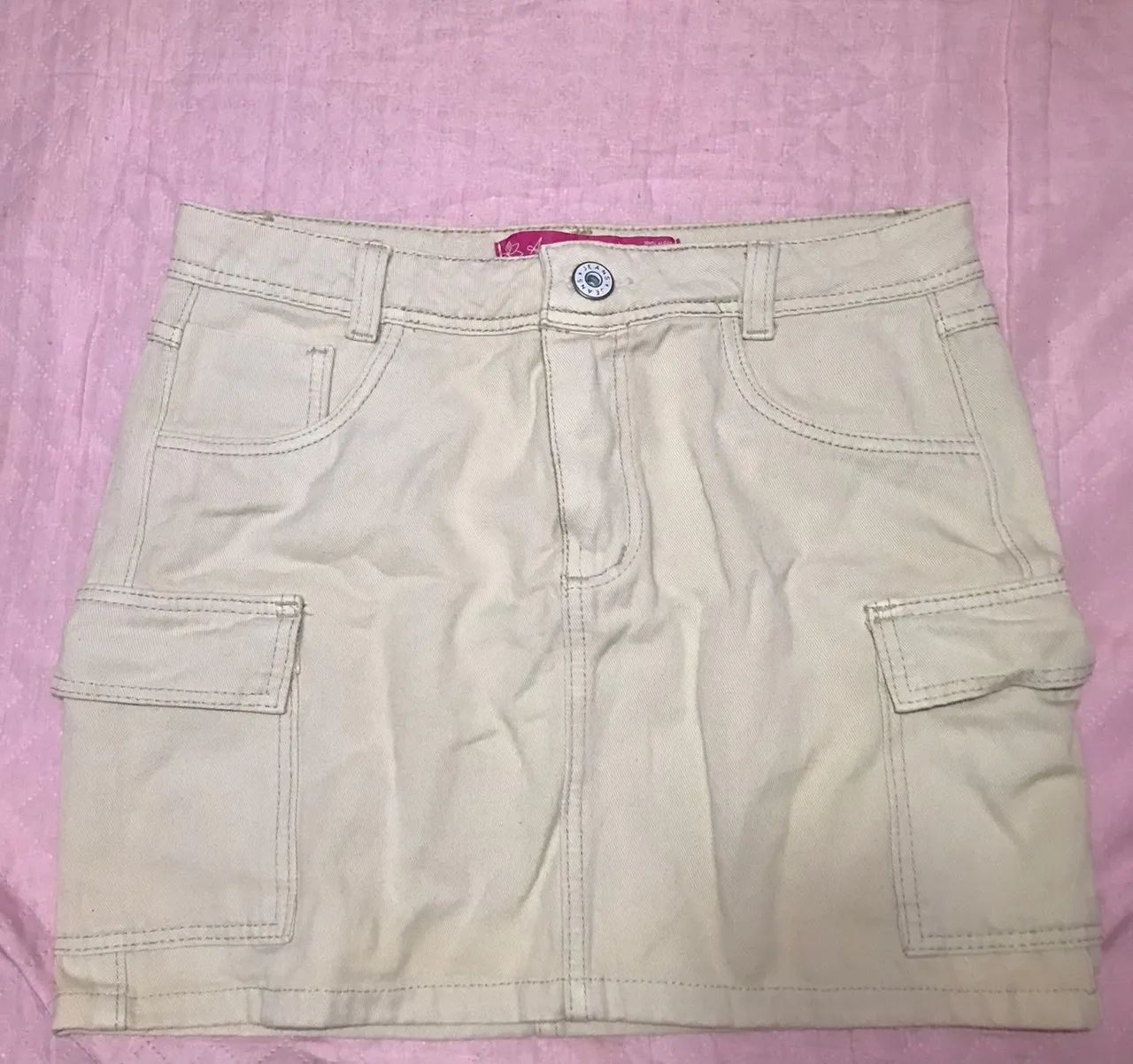 Mini saia jeans
