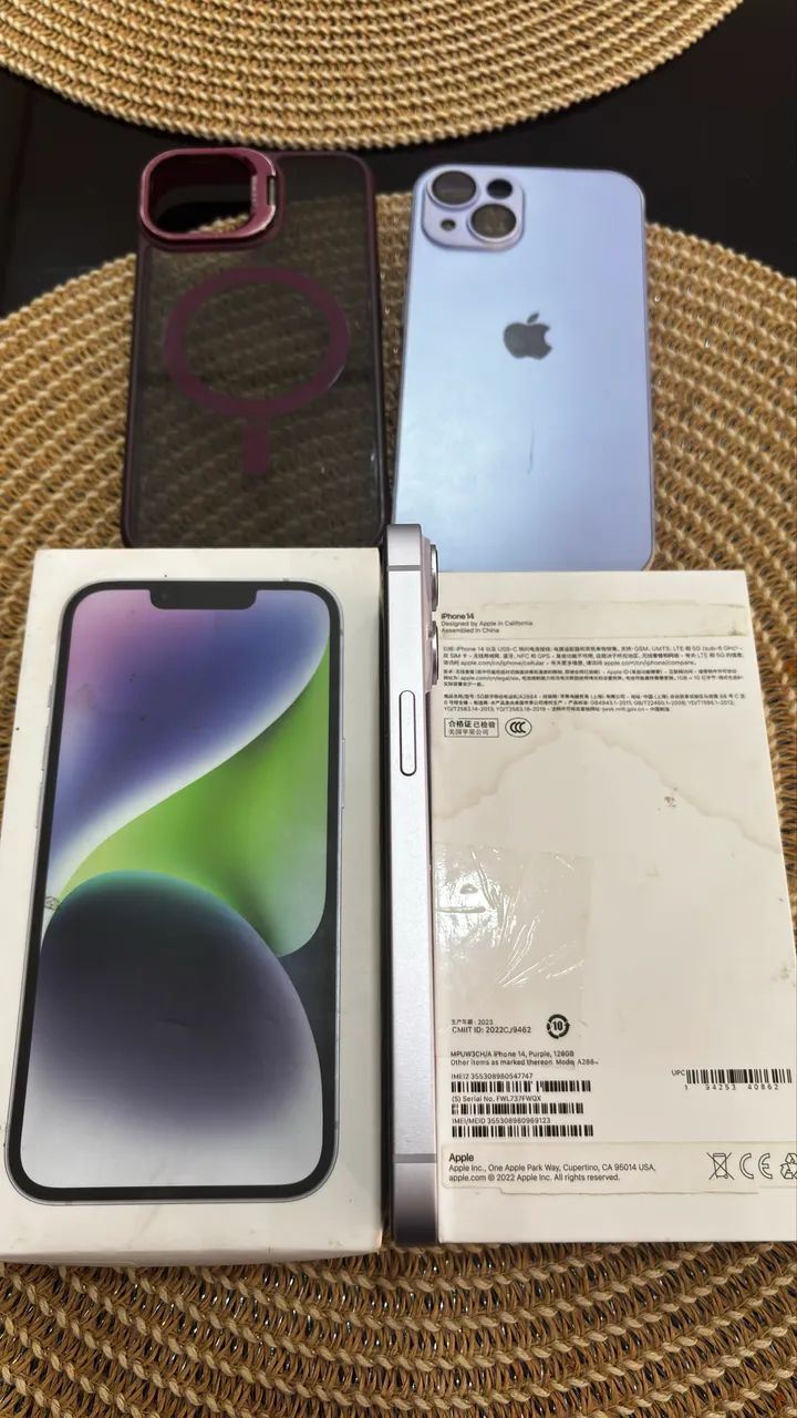 Iphone 14 128Gb Purple (Lilás) - Tem preço - Foto 3