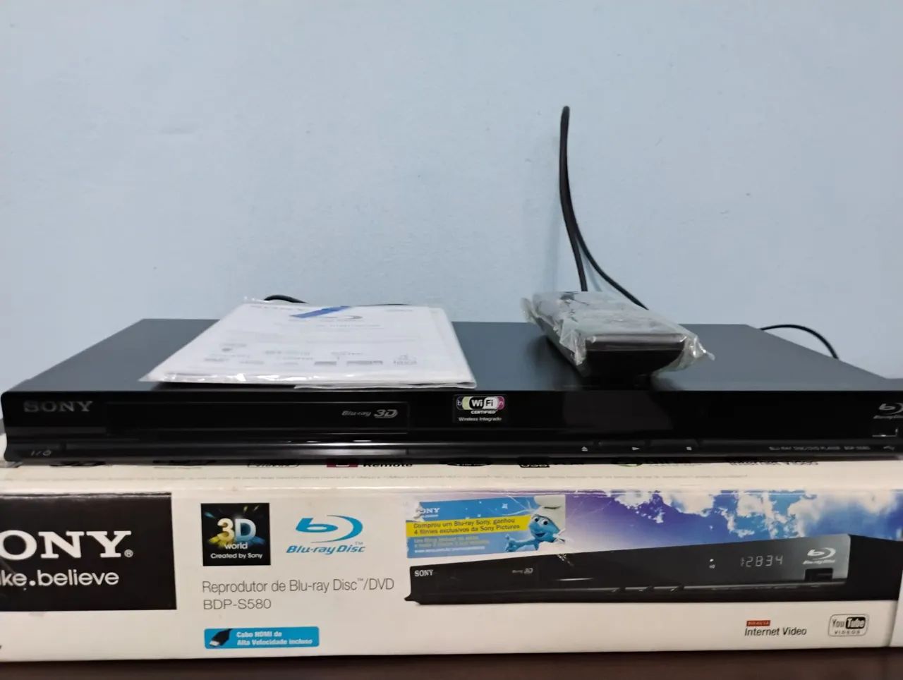 Sony Blu-ray BDP-S580 Todo perfeito