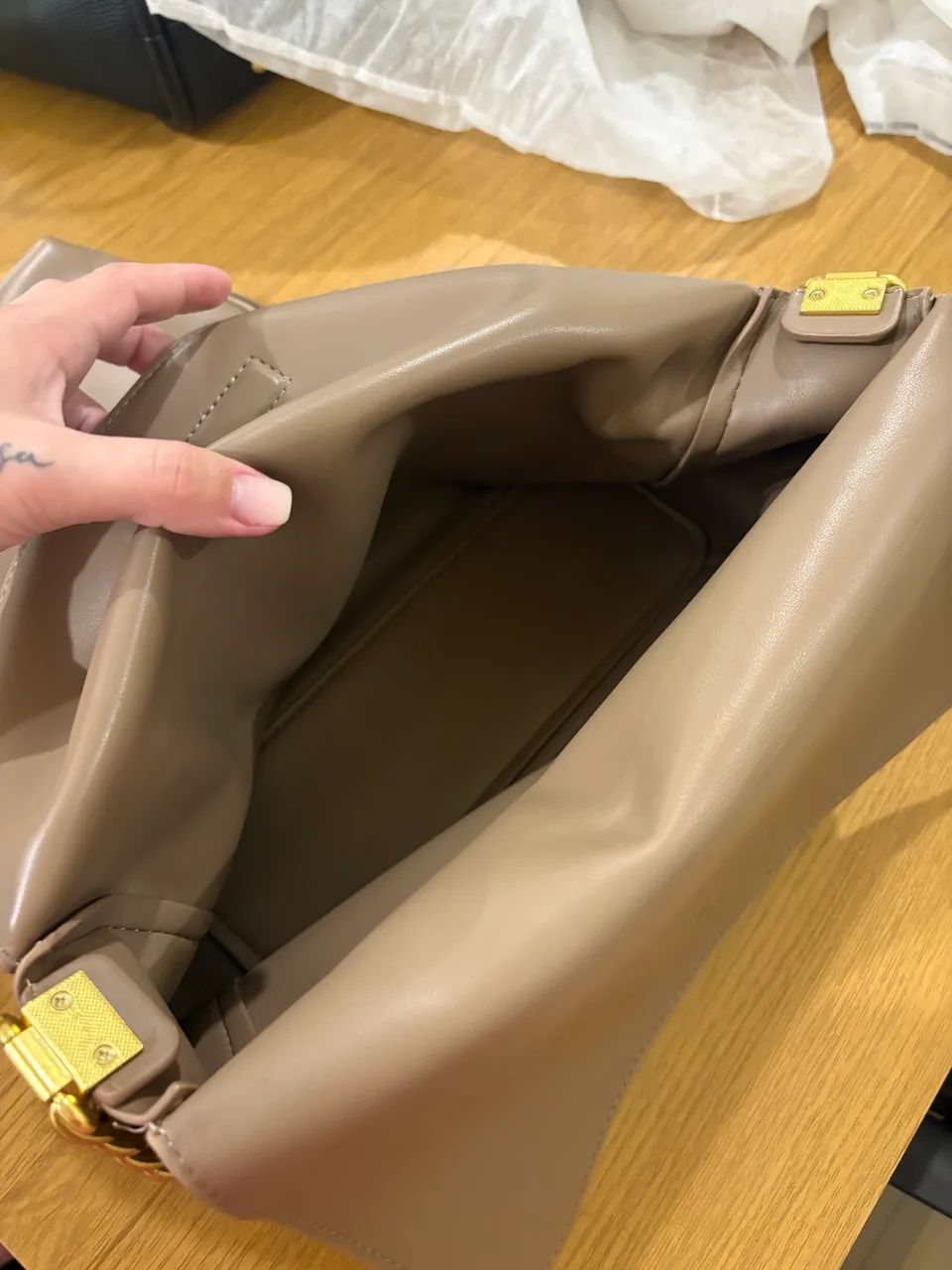 Bolsa Caqui com Alça Corrente - Foto 4