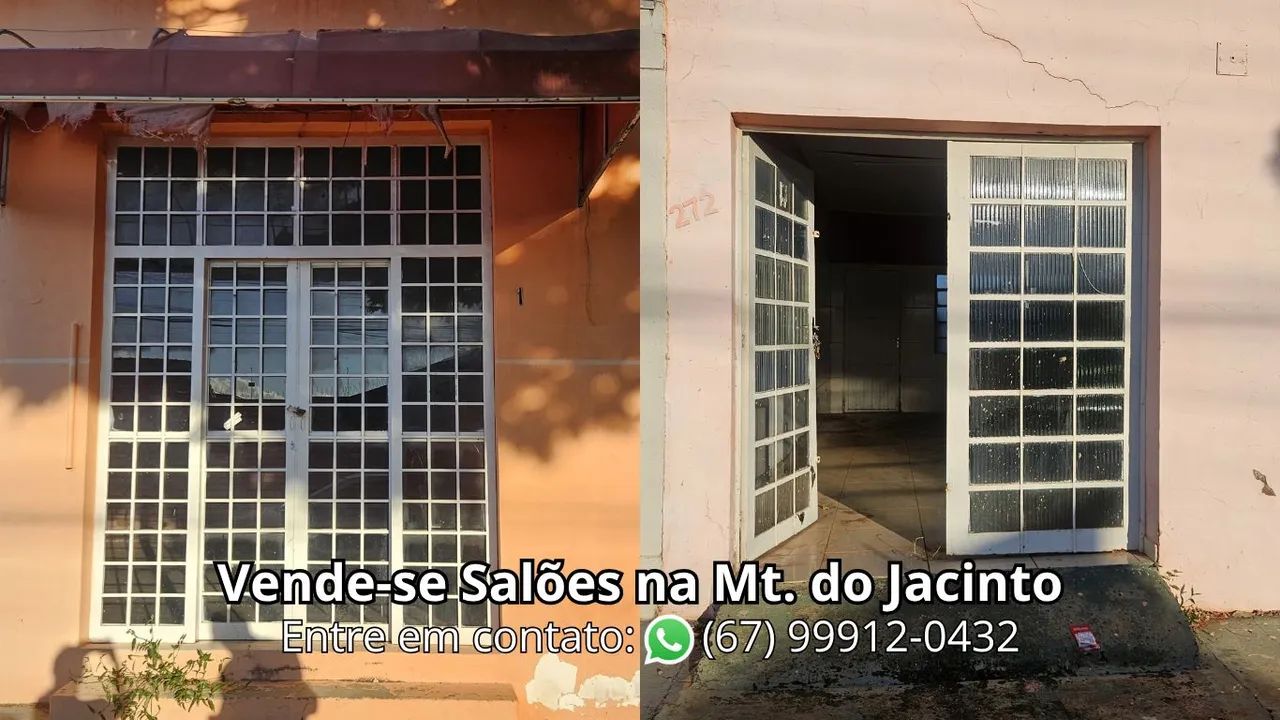 Vendo dois salões + kitnet no fundo na Mata do Jacinto