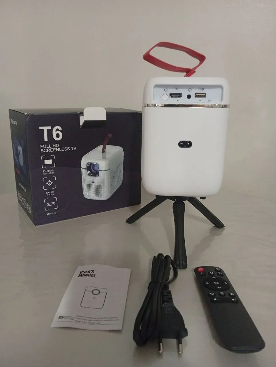 projetor T6 mini Android 12 - Foto 2