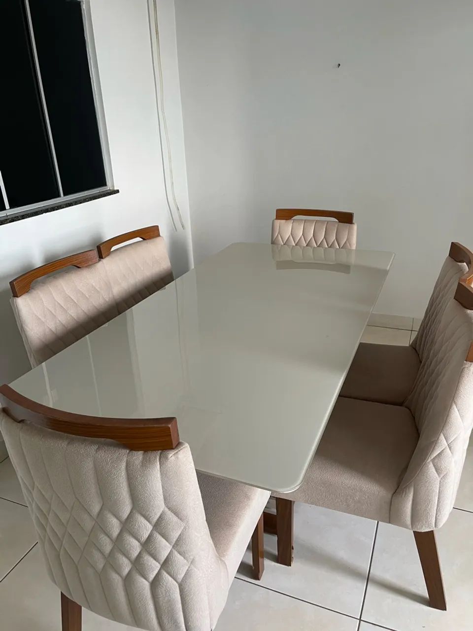 Mesa 6 lugares de vidro  - Foto 2