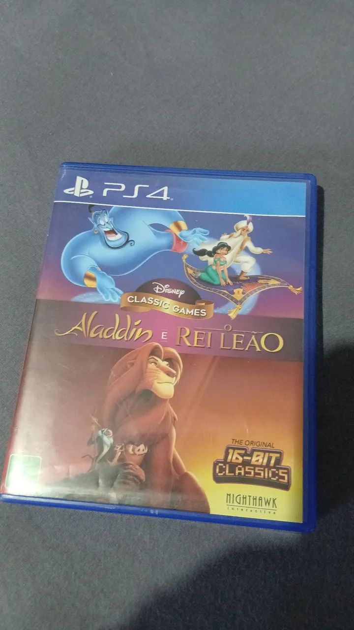Rei Leão e alladin ps4