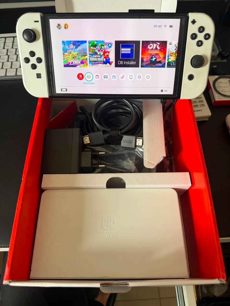 Nintendo Switch Oled Desbloqueado 128gb