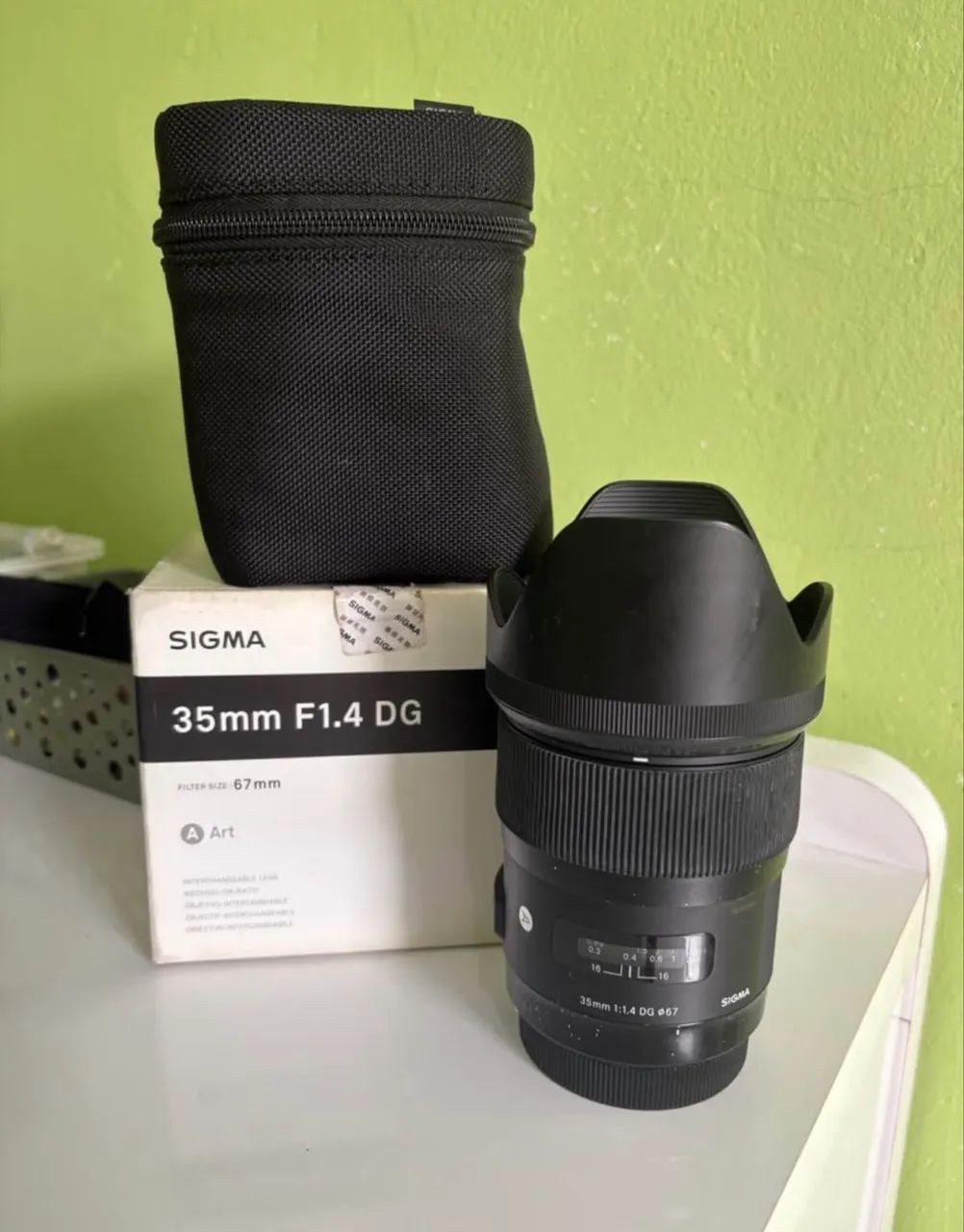 Lente Sigma 35mm f/1.4 Art para Canon - Impecável + Parcelamento - Foto 2