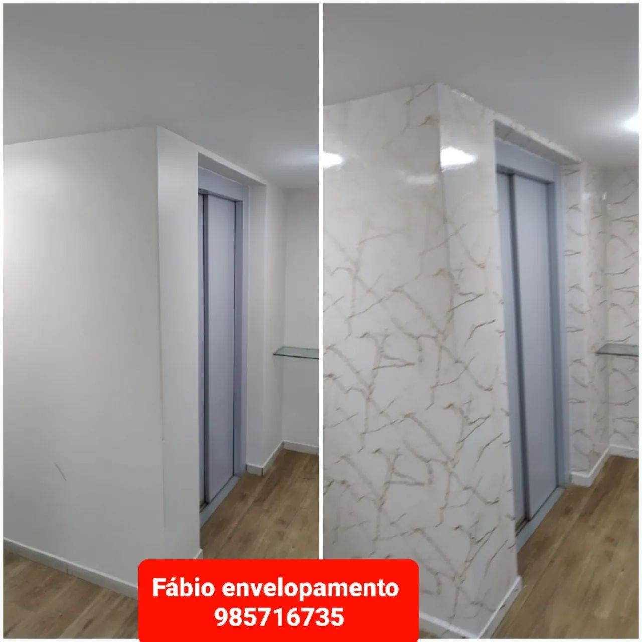 Envelopamento de parede  - Foto 4