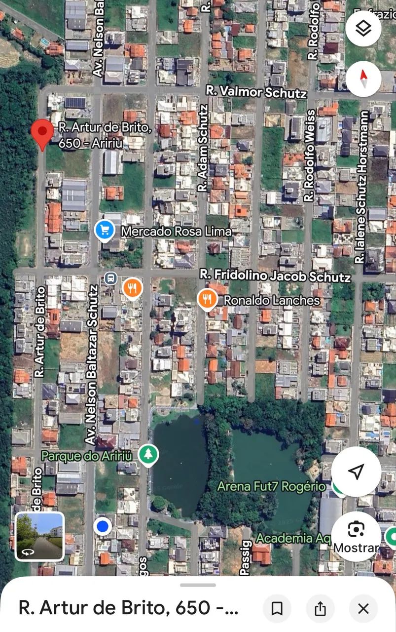 Terreno diferenciado à venda no Bairro Aririú - Foto 2