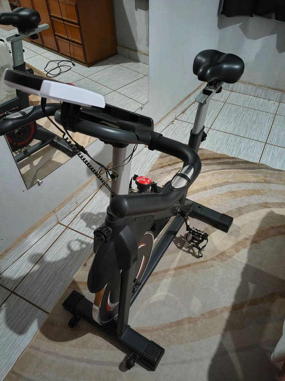 Bicicleta semi nova Ergométrica Odin Fit PACE3000