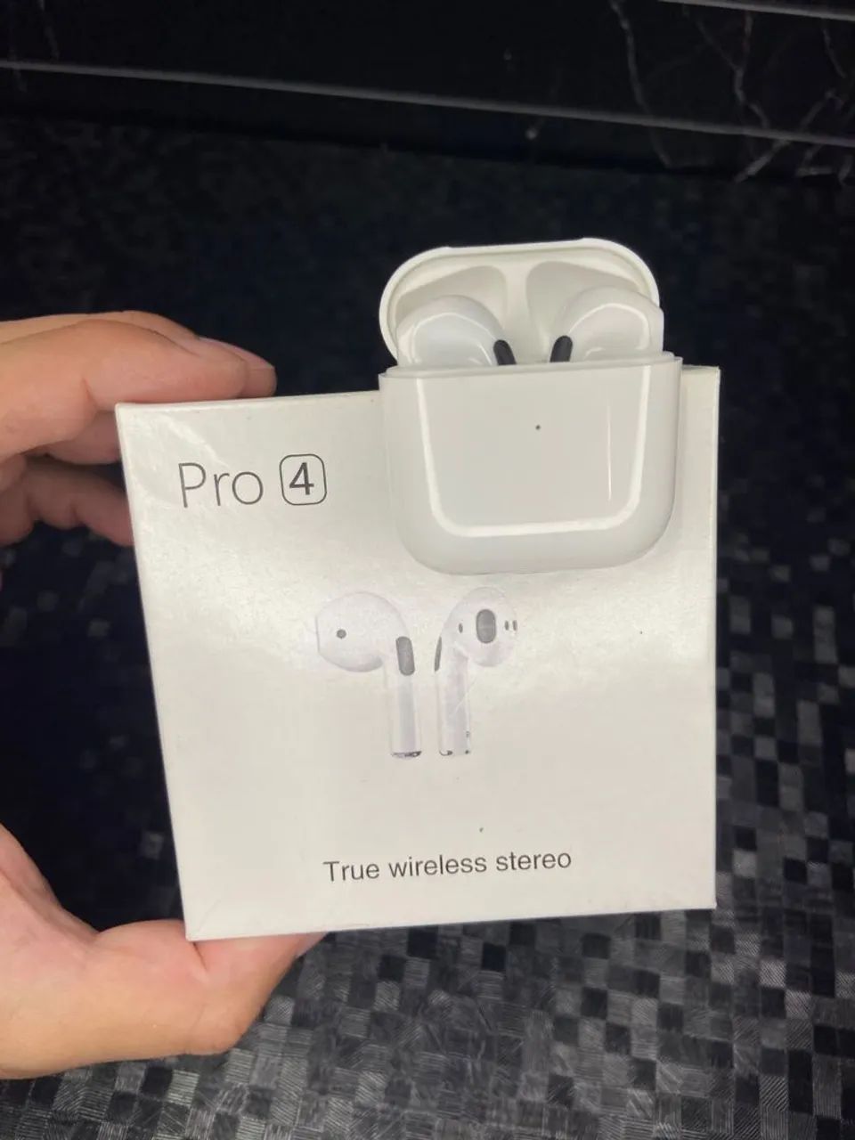 Fone de ouvido Bluetooth - pro 4 branco - entrega rápida  - Foto 2
