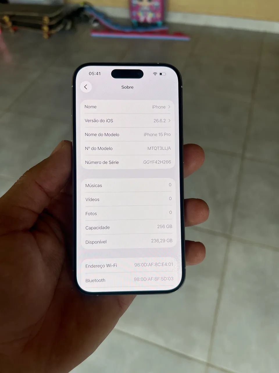 iPhone 15 PRO 256 GB zero R$3.250 pra hj  - Foto 4