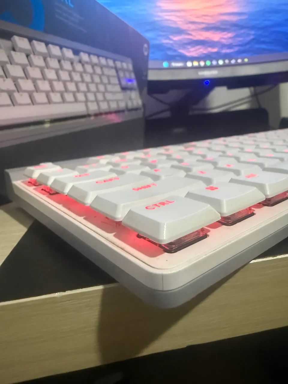 Teclado Mecânico Logitech, G515 Low Profile. Branco - Foto 3