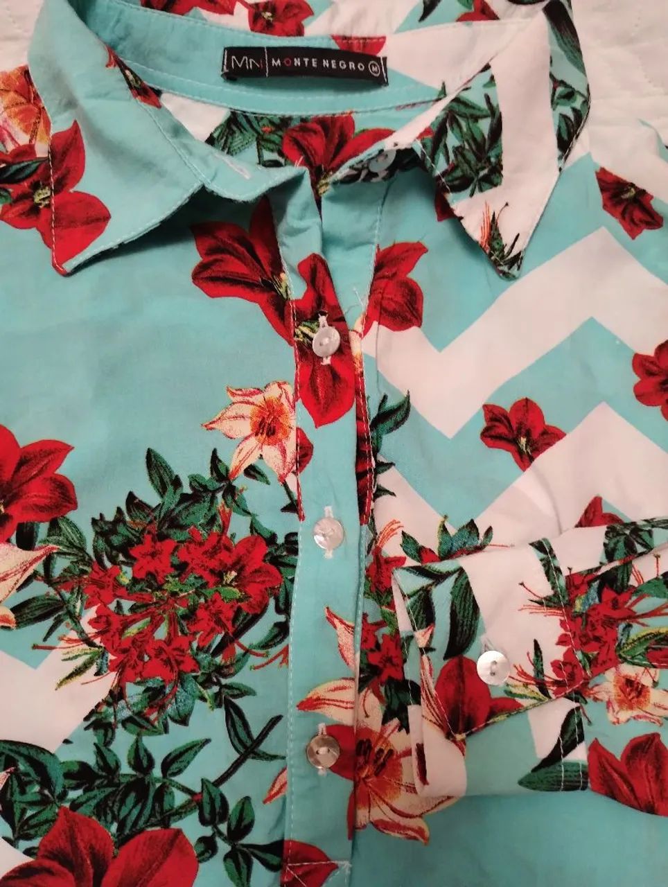 Camisa feminina 100% viscose - M - Foto 3