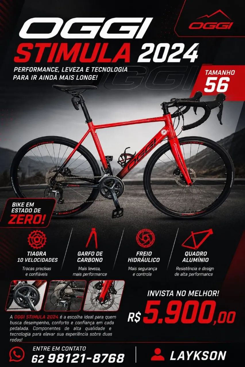 Bicicleta Oggi Stimula