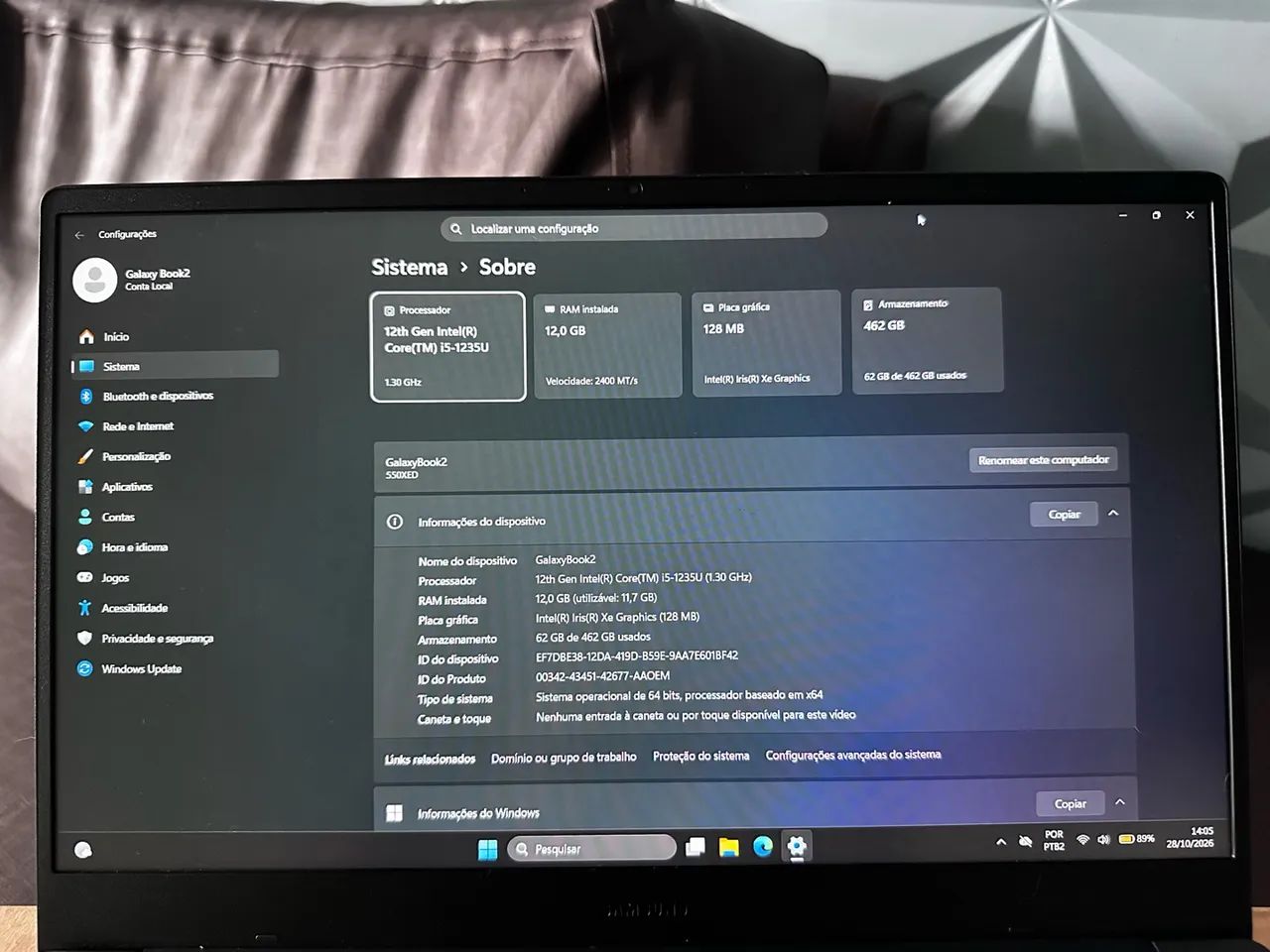 Notebook Samsung Galaxy Book2 - Foto 3