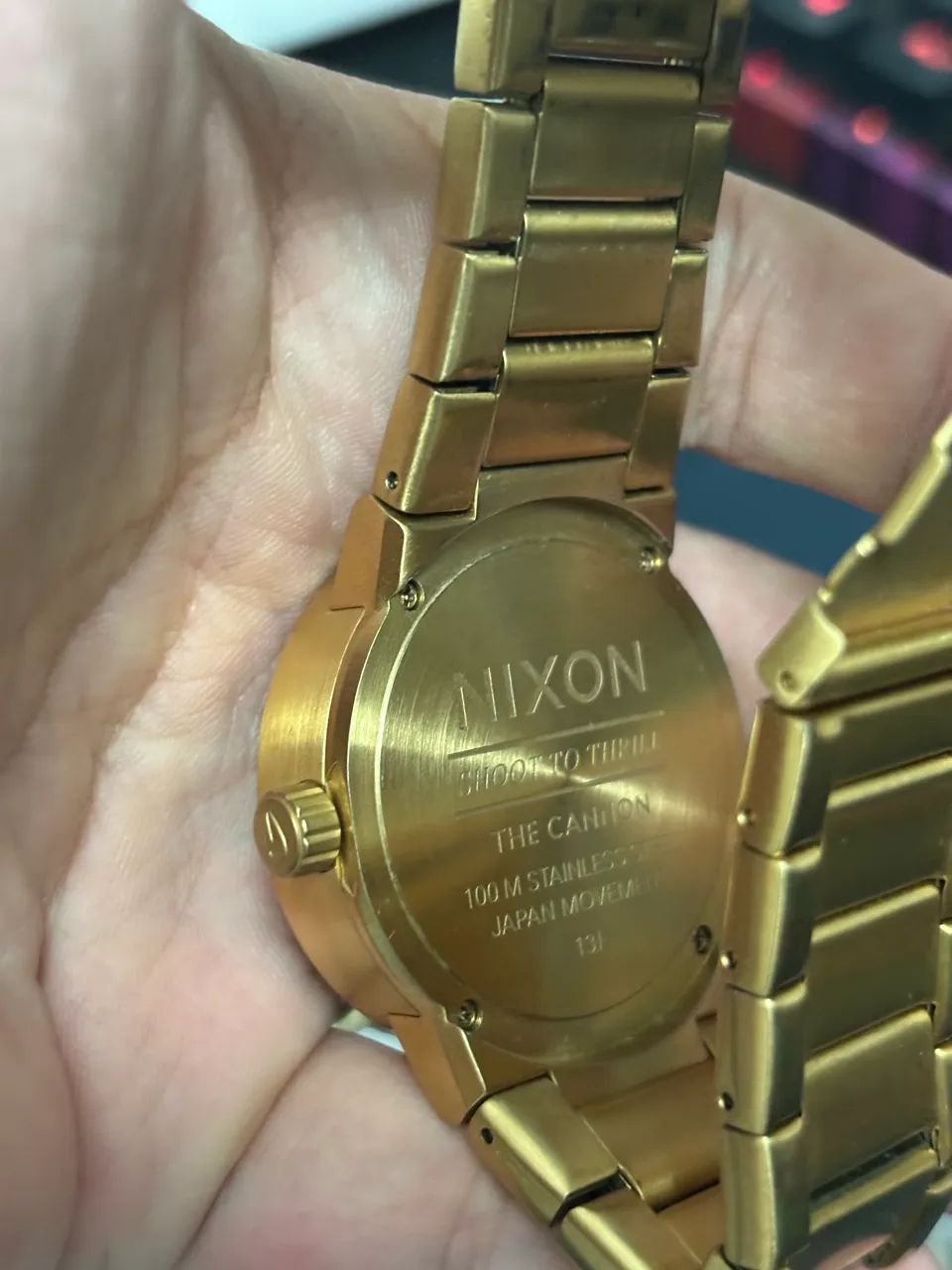 Relógio Nixon Cannon GOLD - Foto 2