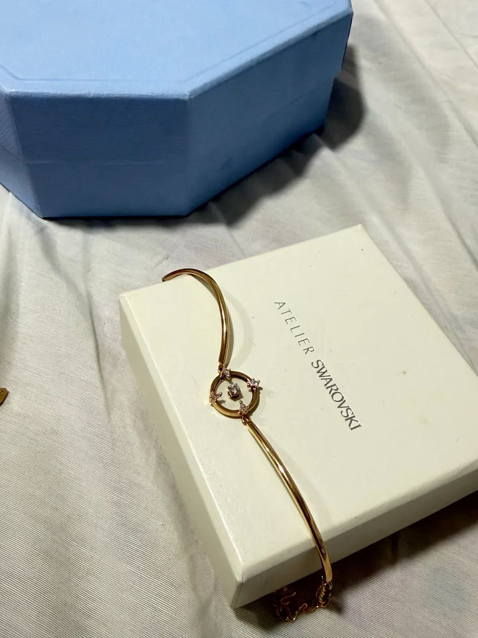 Swarovski ouro rose bracelete original   - Foto 3