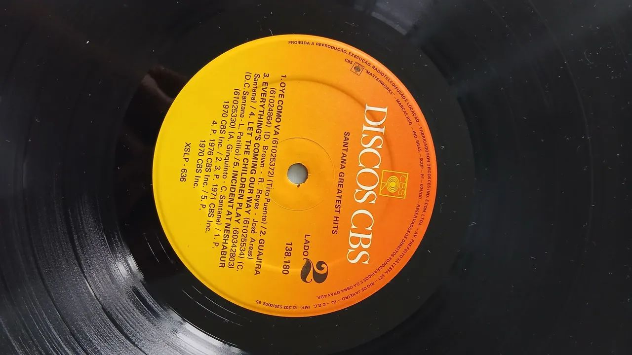 Lp Santana greatest hits usado  - Foto 5