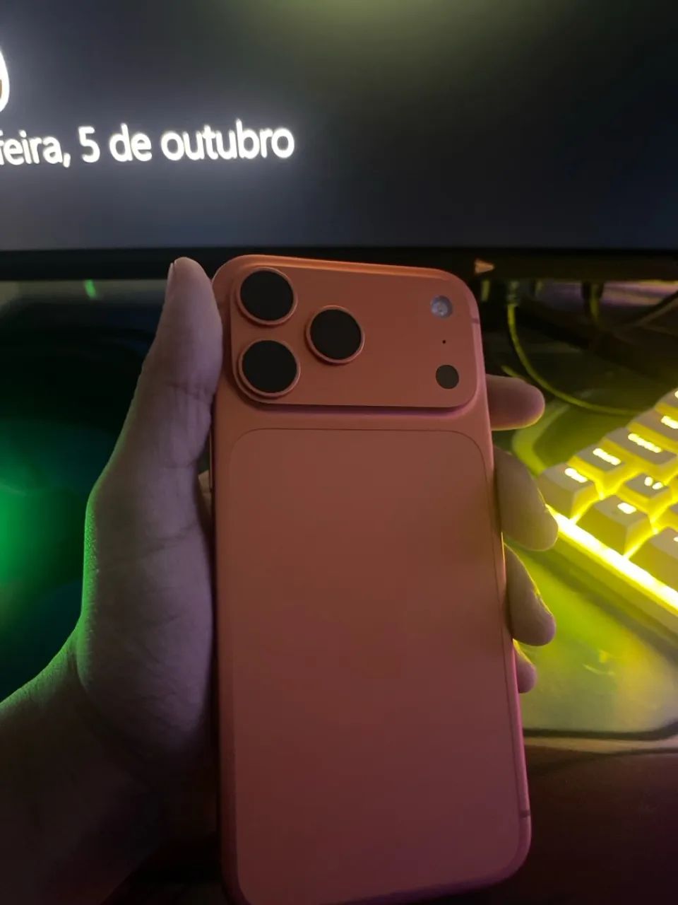 iPhone 17 pro Max laranja 256 G5 - Foto 2