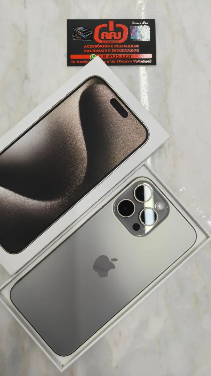 iPhone 15 Pro Max 512GB Natural - Celulares e Smartphones - Centro
