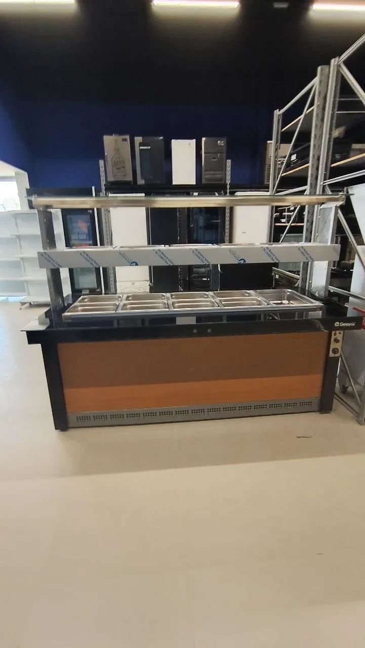 BUFFET SELF SERVICE CONJUGADO 2 METROS LINHA VITRA GELOPAR  - Foto 5