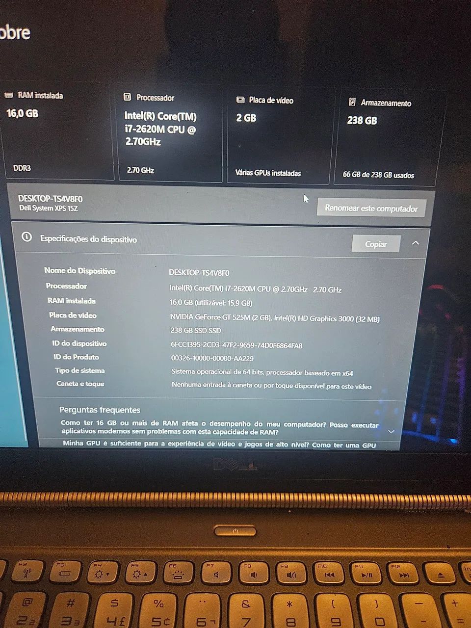 Notebook xps 15z - Foto 2