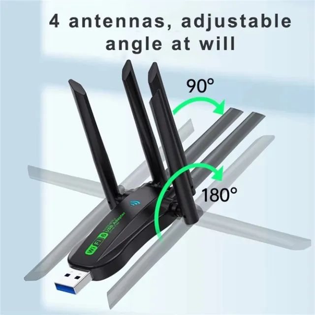 Adaptador USB WiFi 6, AX900 + Bluetooth 5.4 - Foto 3