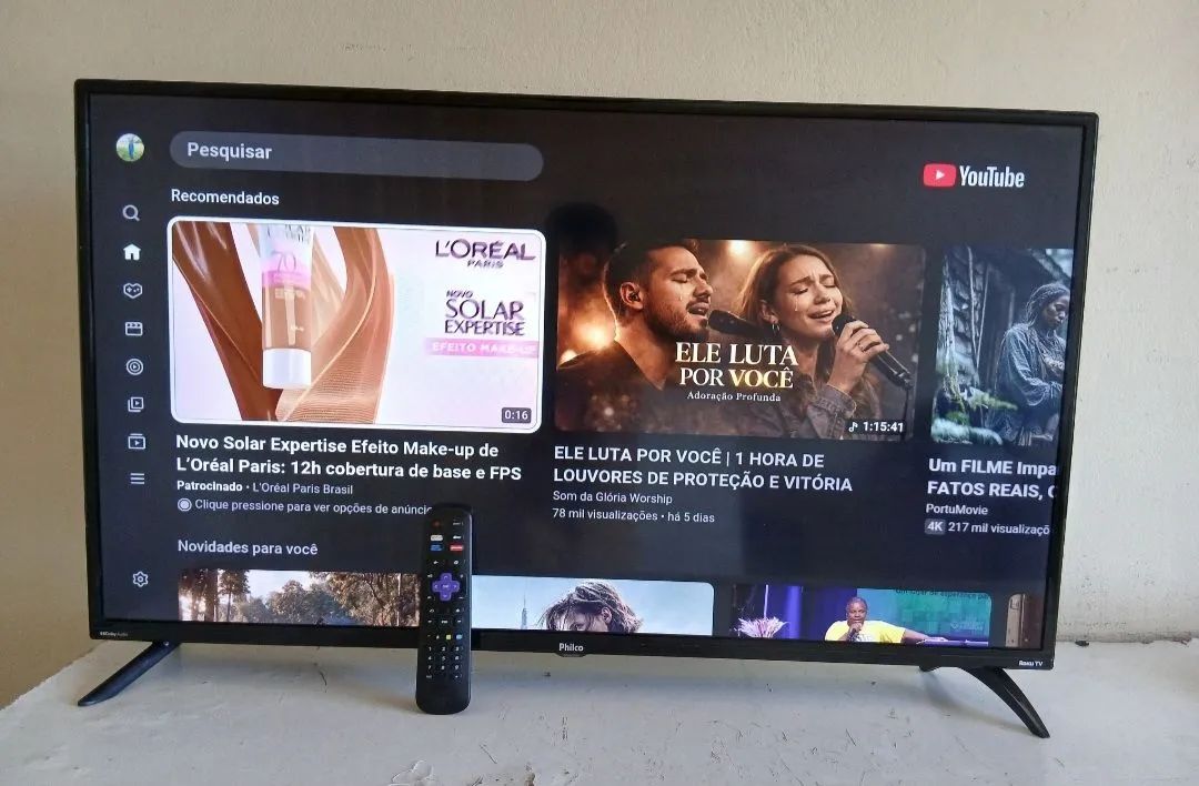Smart tv de 43 pol nova - Foto 3