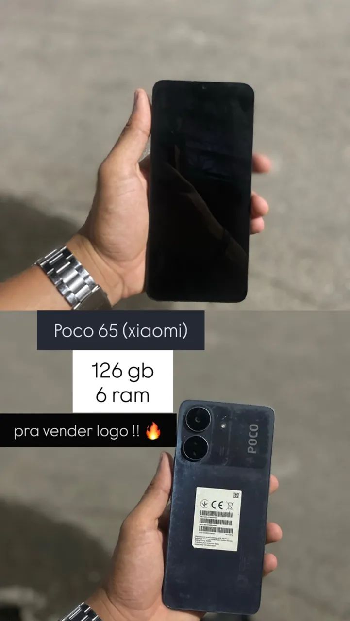 Celular POCO C65 (xiaomi) pra vender logo!!