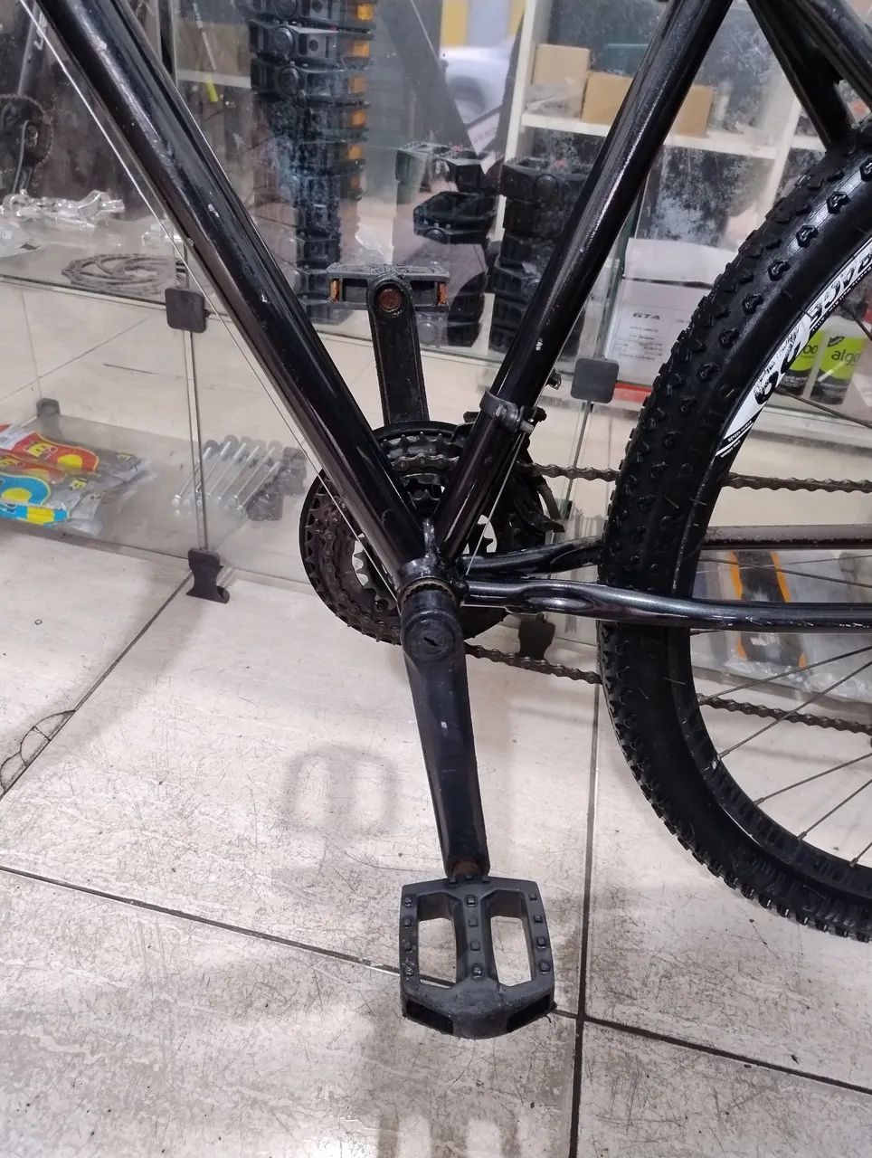 Vendo bike aro 29 de ferro  - Foto 5